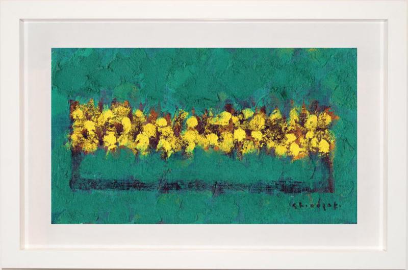 油絵　花の絵 楽天市場】花の絵 絵画 油絵 アートパネル開業祝い 開院祝い「花瓶の花