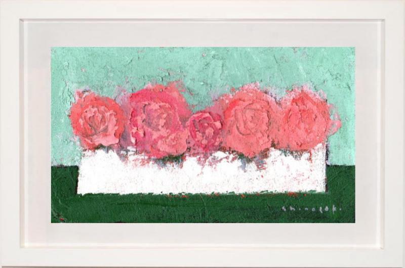 馬☆絵画　関口正人「花咲く日」