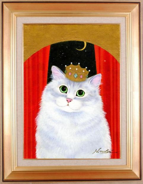 猫　絵画 楽天市場】ゴヴィンダー・ナズラン SCRATCH＆SNIFF 猫 絵画 インテリア