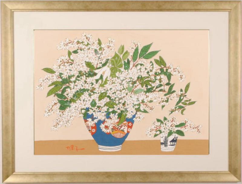 楽天市場】青木乃里子 椿花 花 絵画 椿 静物画 和風 ジークレー 版画