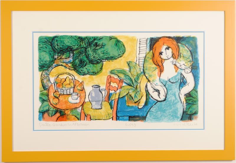 楽天市場】マイケル・ルー スプリング・モーニング 猫 絵画