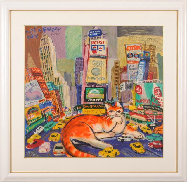 楽天市場】ゴヴィンダー・ナズラン SCRATCH＆SNIFF 猫 絵画