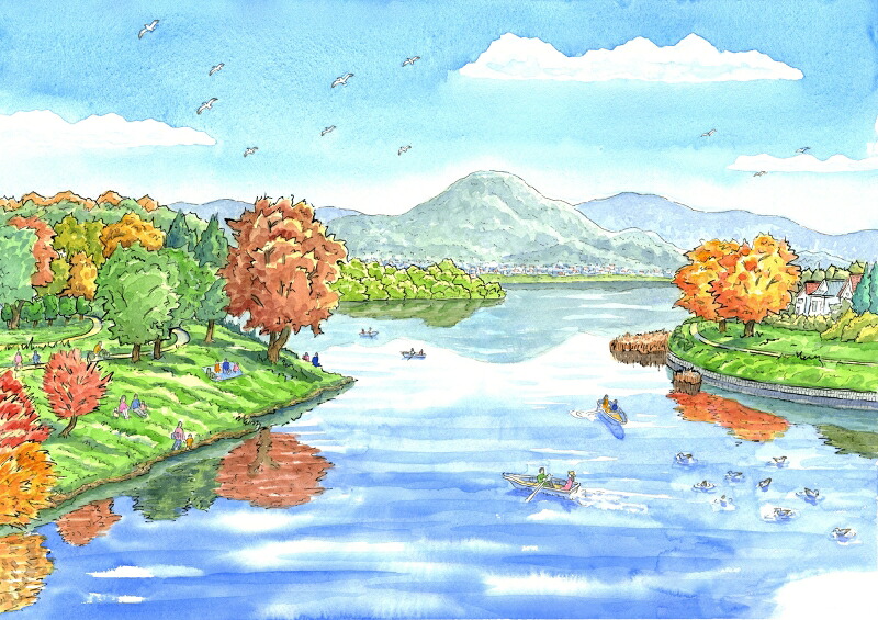 楽天市場】熊本 絵画 風景画 天草 絵 世界遺産 水彩画 ジークレー 版画