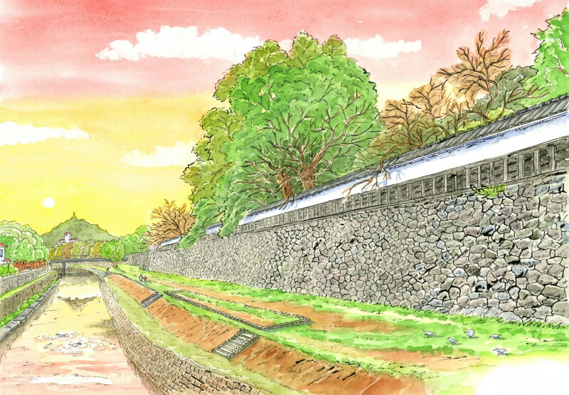 楽天市場】熊本城 絵画 風景画 リトグラフ 版画 ブライアン