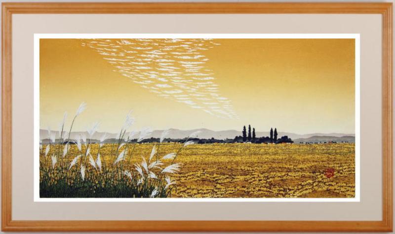 楽天市場】奥田元宋 秋巒真如 紅葉 風景画 和風 日本画家 ジークレー