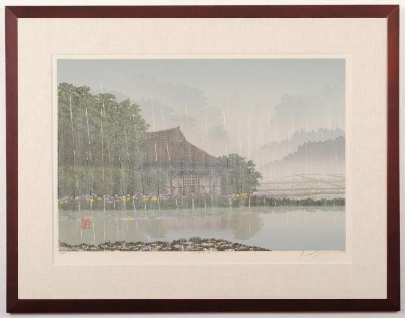 楽天市場】宮本秋風 冬景色 インテリア 絵画 風景画 雪景色 和風 木