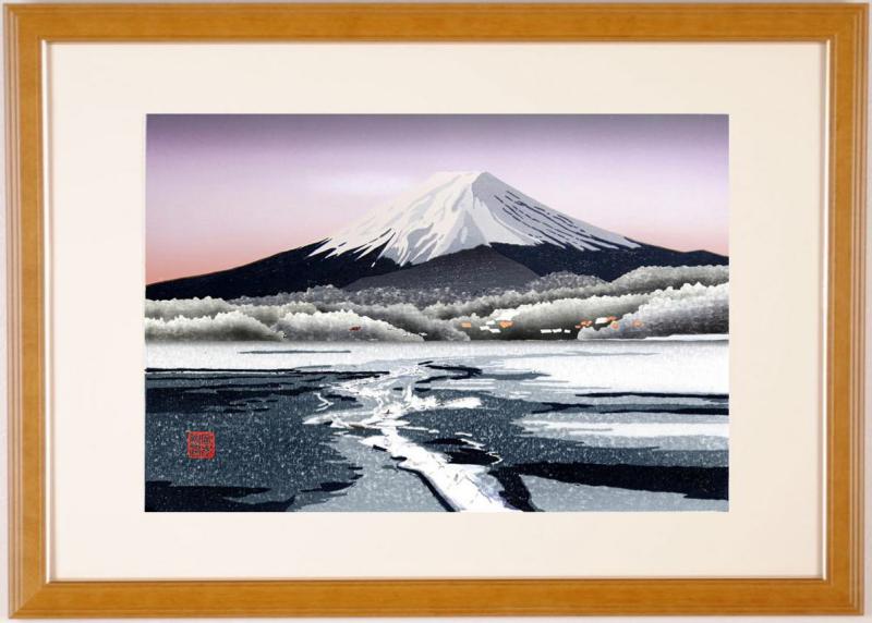 楽天市場】絵画 林与三郎 油絵・油彩画 『篠山晩秋（兵庫県）』 家 山