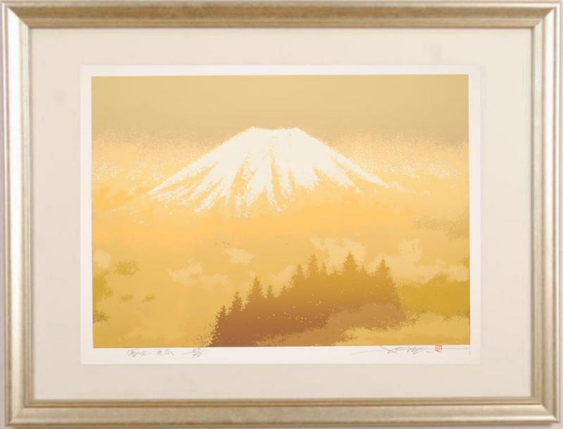 楽天市場】田崎廣助 白富士 富士山 絵画 風景画 インテリア