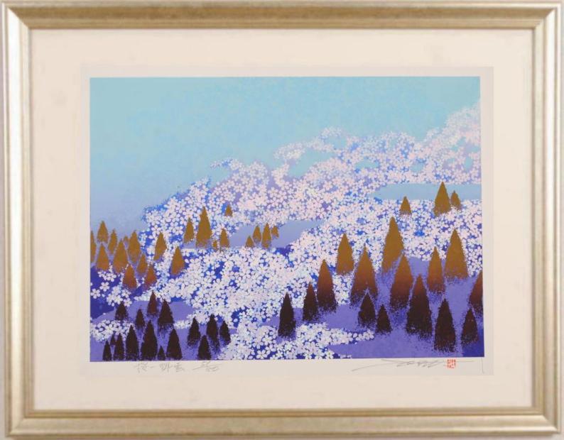 楽天市場】宇野千代 うす墨の桜 桜 絵画 淡墨桜 岐阜県本巣市