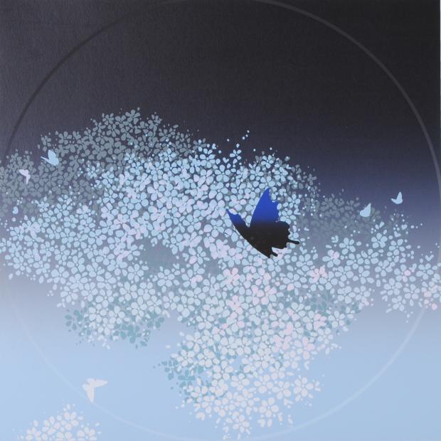 ☆池上壮豊☆「萌草-6」シルクスクリーン　e.d122/195 ☆池上壮豊☆「萌草-6」シルクスクリーン e.d122/195