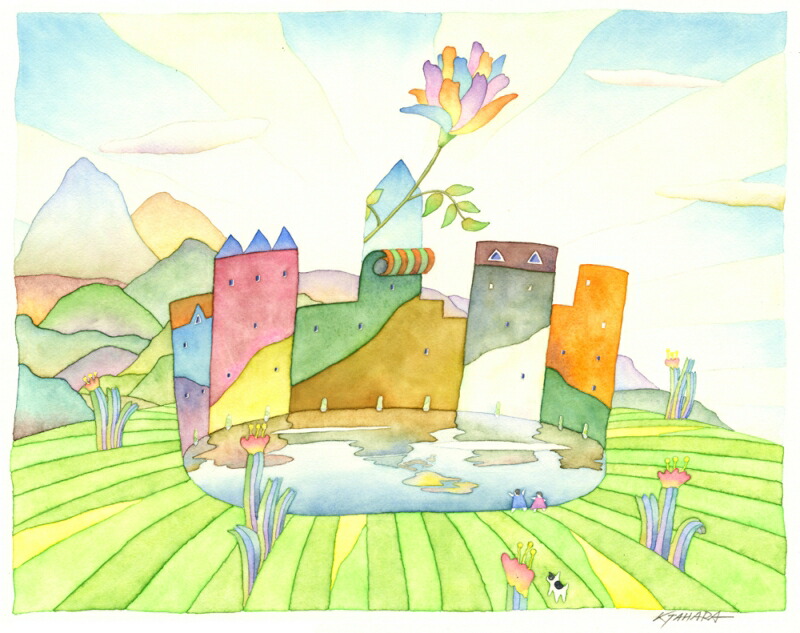 清原啓一　あざみ　油彩3号 清原啓一 あざみ 油彩3号 Yahoo!オークション - 真作【宇美】清原啓一