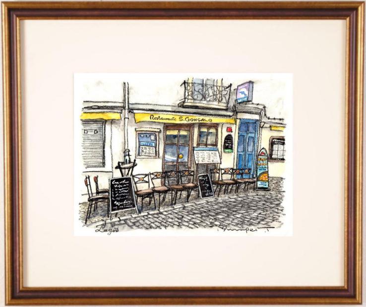 楽天市場】高橋文平 シルヴェス・2 ポルトガル 絵画 風景画 絵 水彩画