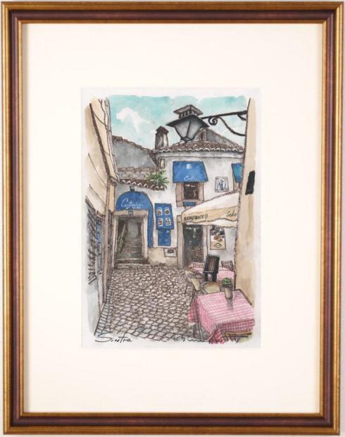 高橋文平　アゼイタオン／ポルトガル 楽天市場】高橋文平 絵画 水彩画 ポルトガル 絵 マルヴァオンの