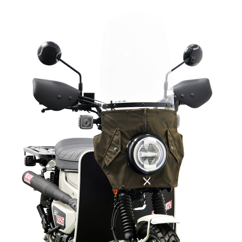 旭風防 CT-T15 ウインドシールド ロング風防（MA-1たれ）ホンダ CT125 ハンターカブ