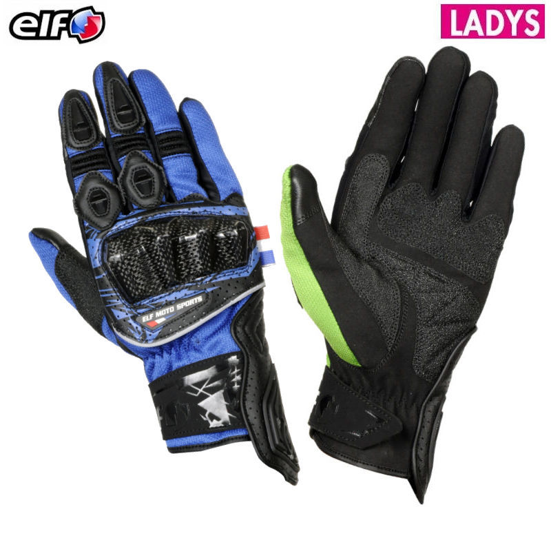 EG-S526 ELF エルフ ソリドメッシュグローブ ブルー レディスS～Lサイズ 10,148円