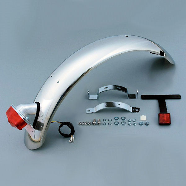 楽天市場】SR400・SR500（78〜08年・10年） ステンレスショート リア