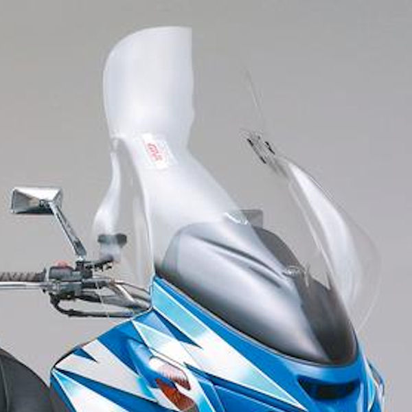 デイトナ DAYTONA 90411 GIVI エアロダイナミックスクリーン クリア D258ST H800×W710mm スズキ スカイウェイブ250/400|モトキチ