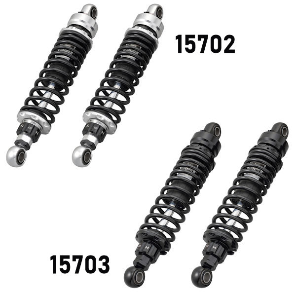 デイトナ DAYTONA 15702 15703 アジャスタブルリアショック クリアーボディ ブラックボディ ヤマハ SR400/500 SR400FI用 42,543円