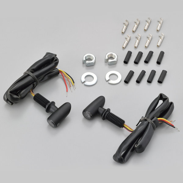 デイトナ DAYTONA 17307 HIGHSIDER LEDウインカー ハイサイダープロトンONE（2個1セット）/テールランプ一体リアウインカー マットブラック