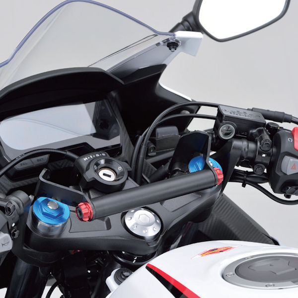 デイトナ DAYTONA 17865 マルチバーホルダー キャップボルトカラーM8 レッド付属 ホンダ CBR400R
