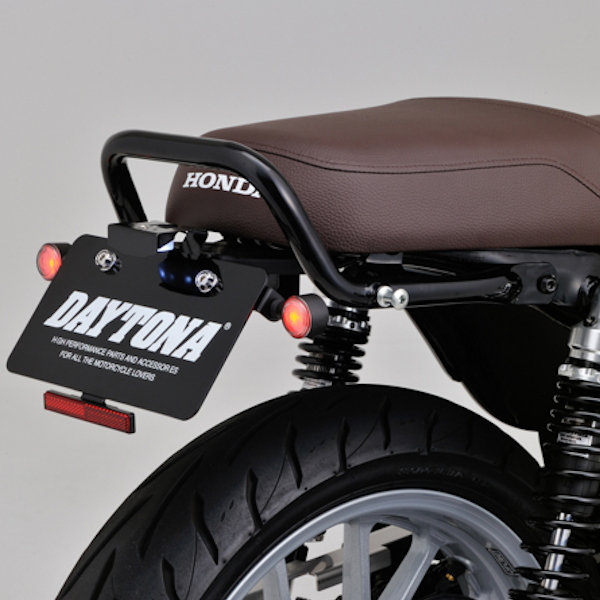 送料無料(沖縄配送) KH 正規品/ケイ&エイチ SR400 SR500 ライセンスルーカス KH バイク ライセンス キャッツアイランプ付 リアフェンダー K&H(ケイアンドエイチ) SR400 500