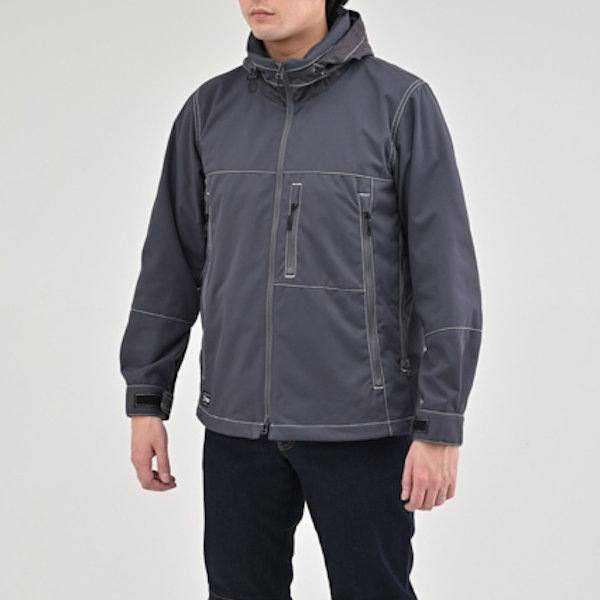 デイトナ DAYTONA DJ-002 エアインテークパーカー グレー M～XL 37277 37285 37296｜モトキチ