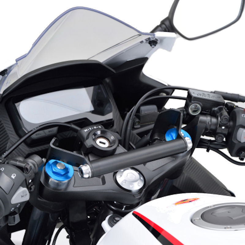 デイトナ DAYTONA 16795 車種別マルチバーホルダー キャップボルトカラーM8 アッシュシルバー付属 バー有効長＝155mm パイプ径φ22.2 ホンダ CBR400R 4,772円
