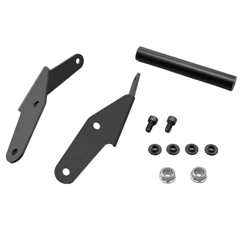 デイトナ DAYTONA 16806 スクリーンマウントバーホルダー キャップボルトカラーM8 アッシュシルバー付属 バー有効長＝155mm パイプ径φ22.2 カワサキ VERSYS-X 250
