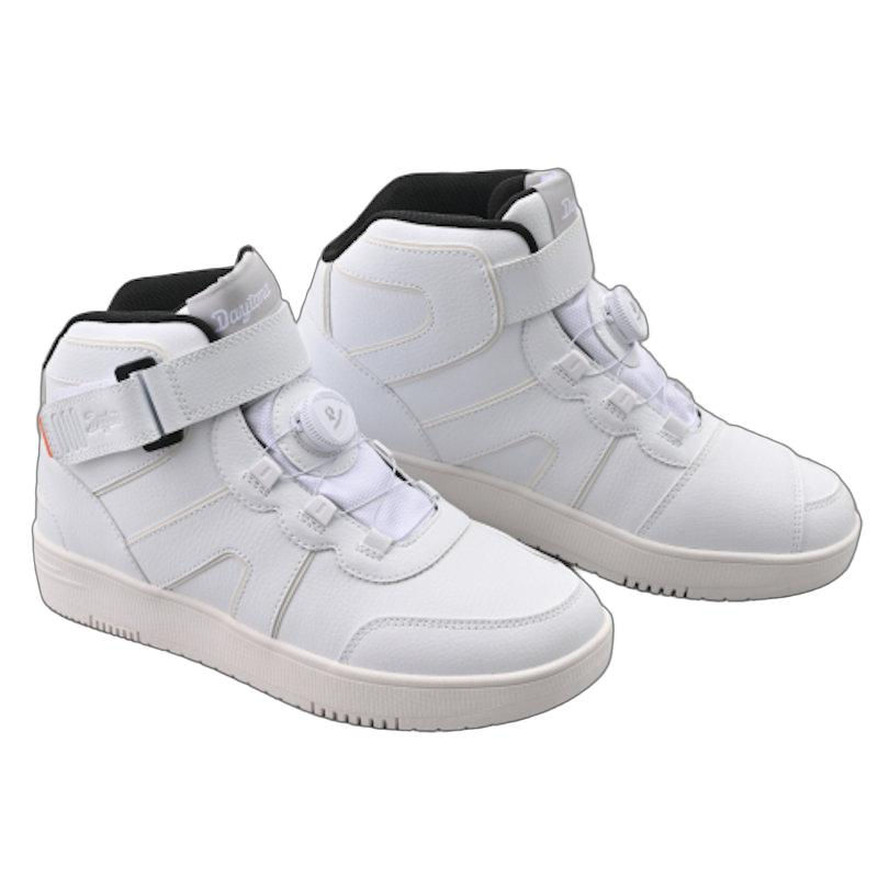 デイトナ DAYTONA DS-501 D-WPライディングシューズ ソリッドホワイト 23.5~28cm 61583 61585 61587 61589 61591 61593 61601 61602 61608 61610
