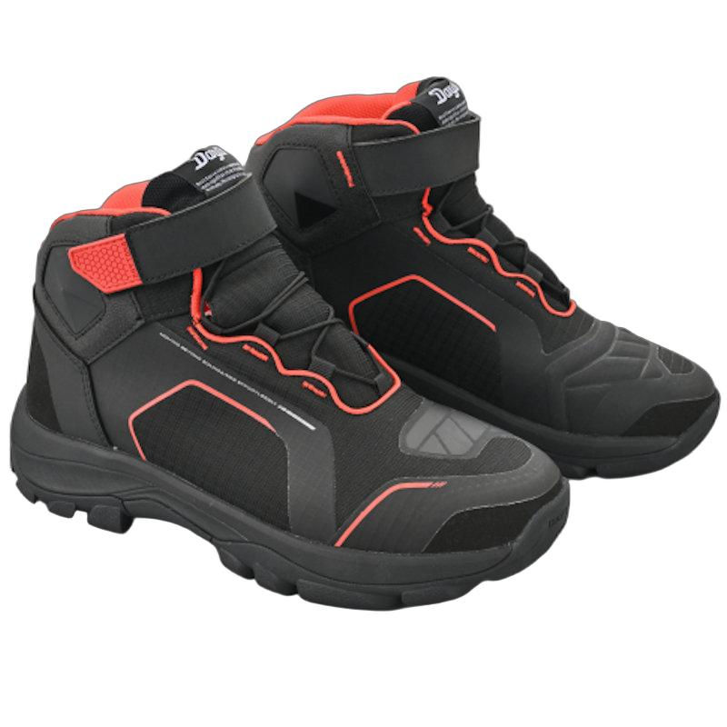 デイトナ DAYTONA DS-502 R-WPライディングシューズ ブラック/レッド 23.5～28cm 62491 62493 62494 62495 62496 62498 62499 62500 62503 62505