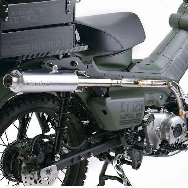 DIRTFREAK DELTA DL30-5107 BARREL4-S マフラー CT125 ハンターカブ ～'22年