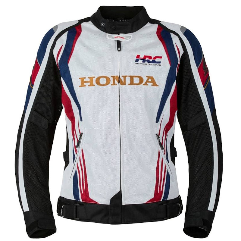 HONDA ホンダ純正 0SYES-83E-W HRC ストライクイーグル メッシュジャケット ホワイト 肘・肩・背中プロテクタ内蔵