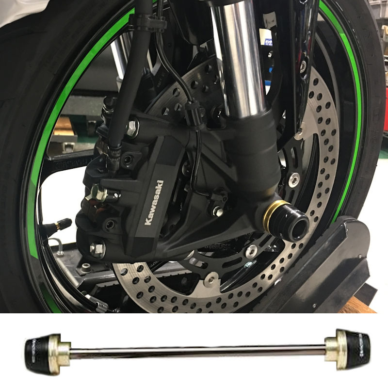 K-FACTORY 193LZBI079B フロントアクスルスライダー Ninja ZX-25R