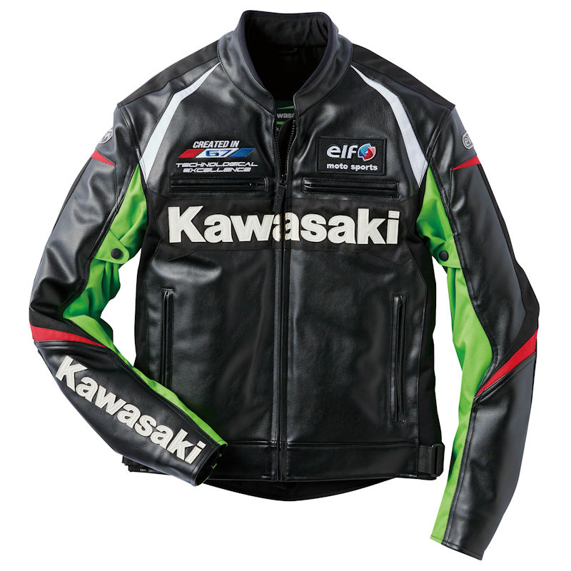ryo！　　カワサキ×elf ライディングメッシュジャケット　Mサイズ カワサキ Kawasaki カワサキ×elf ライディングメッシュ