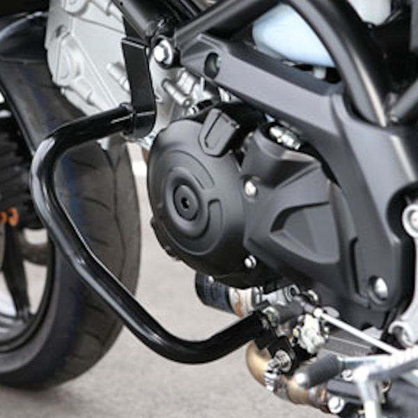 キジマ (KIJIMA) 405-235 エンジンガード ブラック SUZUKI SV650 ABS スチール製