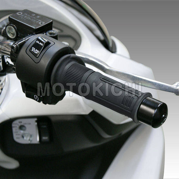 【対応】キジマ (KIJIMA) 304-8203 ホットグリップヒーター (GH08) ショートサイズ120mm 5段階調整機能付き ブッシュ式 スクーター～大型バイクまで 汎用品 22.2mmハンドル用