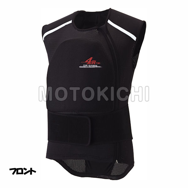 キジマ KIJIMA プロテクター ベスト 4R Relieve VEST ブラック/ホワイト FR-153123 FR-153124|モトキチ