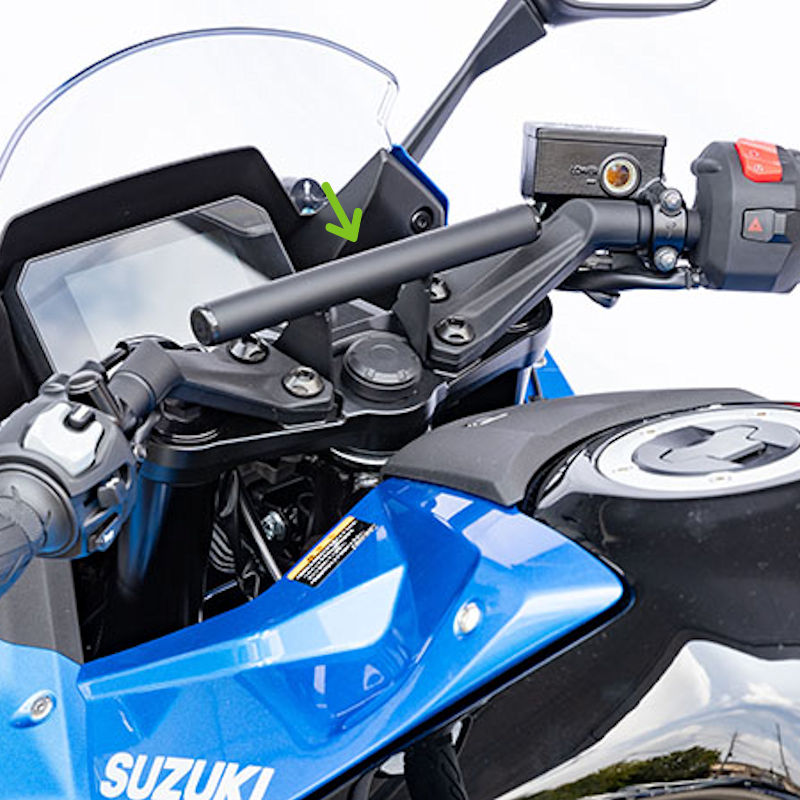 キジマ KIJIMA 204-0771 マウントバーステー ブラック 1.5Kg スズキ GSX-8R