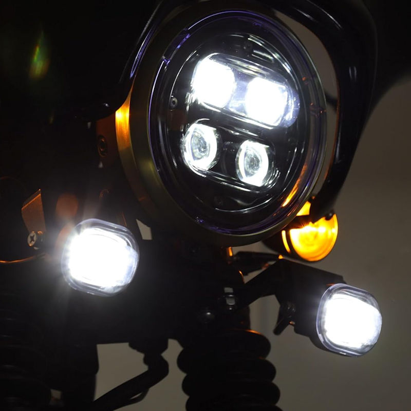 キジマ Kijima 205-6161 フォグランプキット LED ホワイト ホンダ レブル250 S エディション｜モトキチ