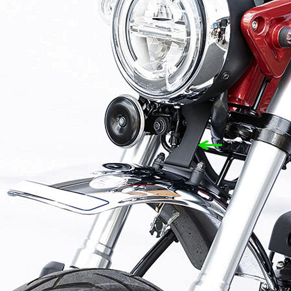 キジマ KIJIM 206-9902 フェンダーステー フロントアップ ホンダ ダックス125 ※別途モンキー125用フェンダーが必要｜モトキチ