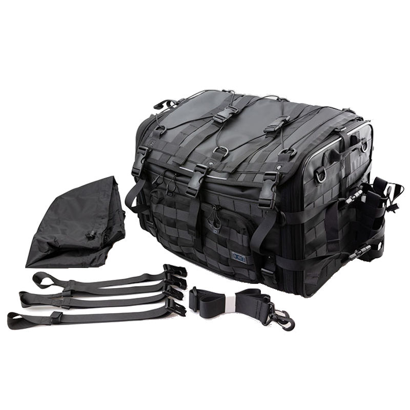 キジマ KIJIMA ZK3-10007BA K3 タクティカル シートバッグ L 容量:50~65L TC07A ブラック|モトキチ