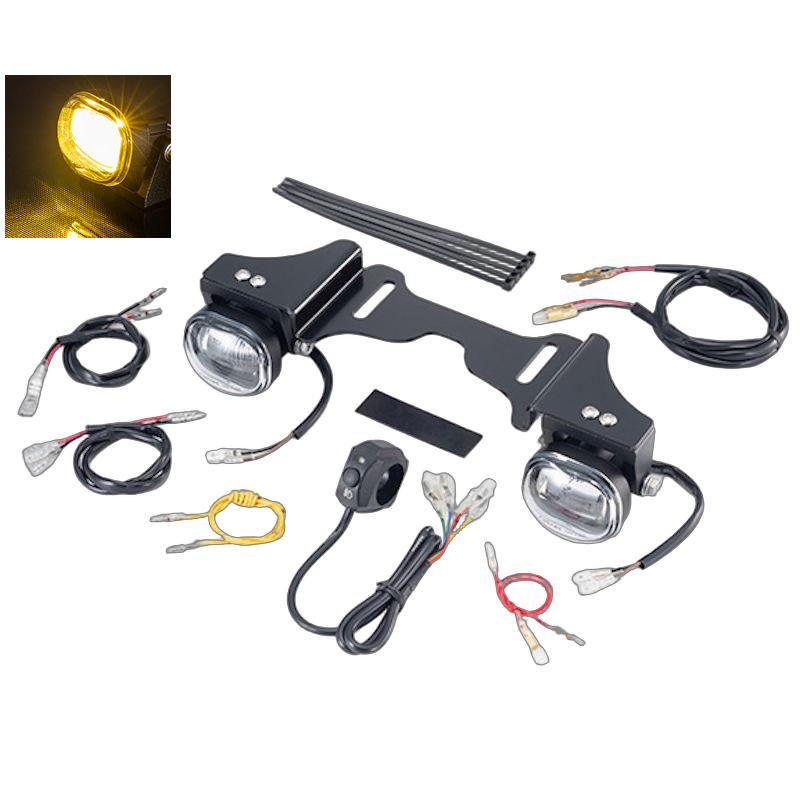 キジマ Kijima 205-6160AY フォグランプキット LED スモール イエローランプ レブル1100