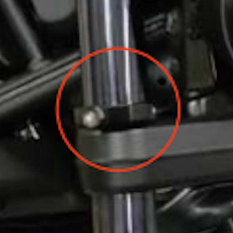 キジマ KIJIMA 217-5029A ウインカーステー クランプ 43/45mm M6用 2個セット CB1000SF CB1300 etc
