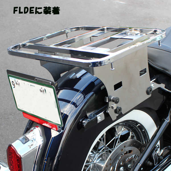 【メーカー取寄せ】キジマ KIJIMA HD-08290 ツーリングキャリア クロームメッキ ソフテイルモデル 2018年～ FXDE FLSL FXBB FXLR