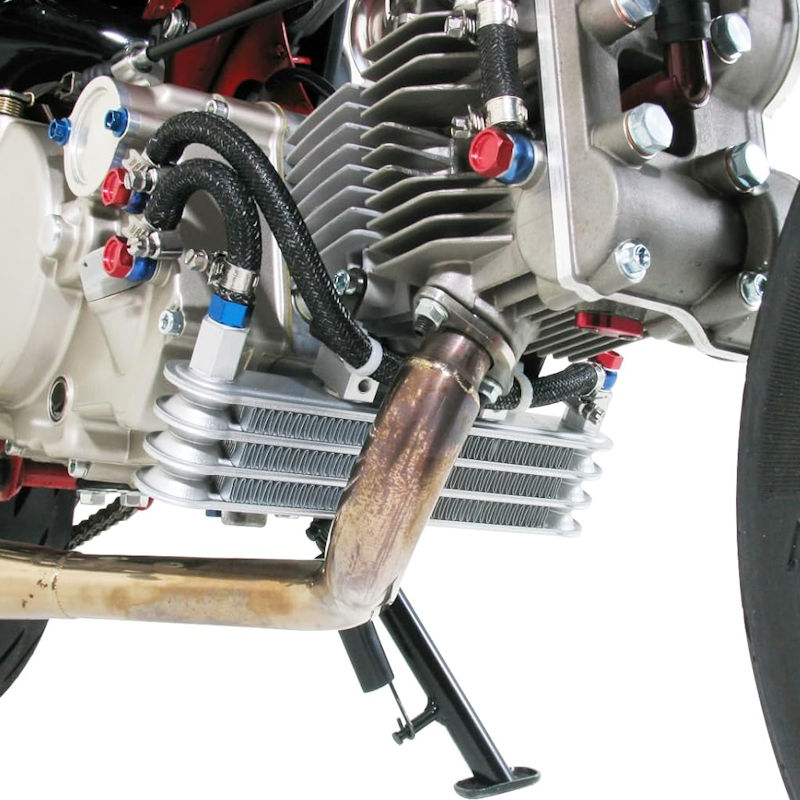 キタコ KITACO 360-1123700 スーパーオイルクーラーキット 3段コア ホンダ モンキー XR50R CRF50F DOHC/ULTRA｜モトキチ
