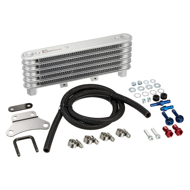 キタコ KITACO 360-1413300 スーパーオイルクーラーキット 5段コア ホンダ APE50 APE50(FI) APE50-D(FI) APE100 APE100-D｜モトキチ