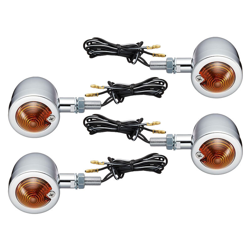 キタコ KITACO 830-0900140B ウインカーキット ブレッドミニ クローム/オレンジ ホンダ JAZZ画像