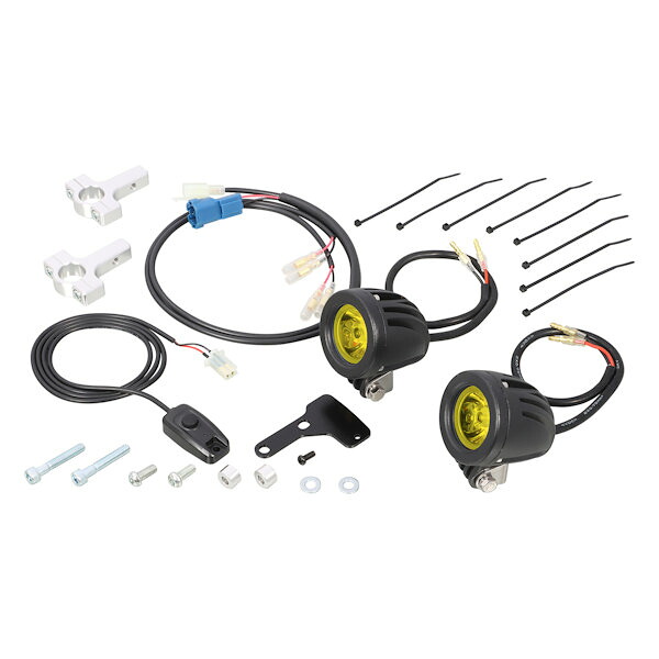 キタコ KITACO 800-1470430 LEDシャトルビームキット ライムイエロー ホンダ CT125 ハンターカブ アンダーパイプ装着タイプ|モトキチ