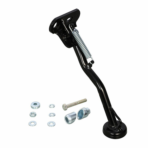 キタコ KITACO 656-1010142 サイドスタンド HS-142 ブラック/強化タイプ ホンダ スーパーカブ50/90 ヤマハ メイト50/80