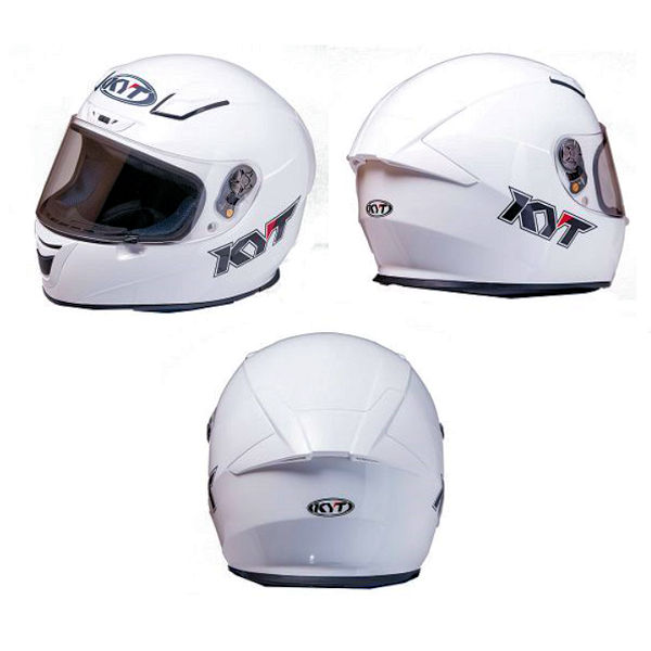 KYT KR-1 WHITE SOLID フルフェイスヘルメット バイク用品 | gnu2.com